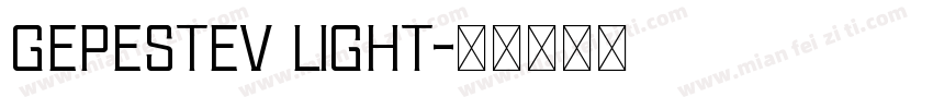 GepesteV Light字体转换